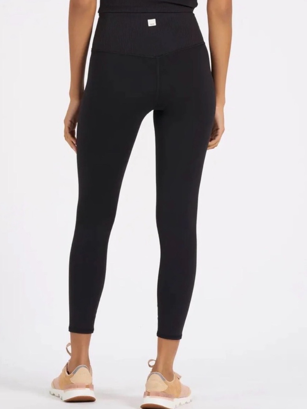 Vuori Black Rib Studio Leggings